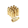 Primefit 6 Ball ARO Coupler Brass 1/4" x 1/4" Male NPT 10PCS AC1414MB6-B10-P